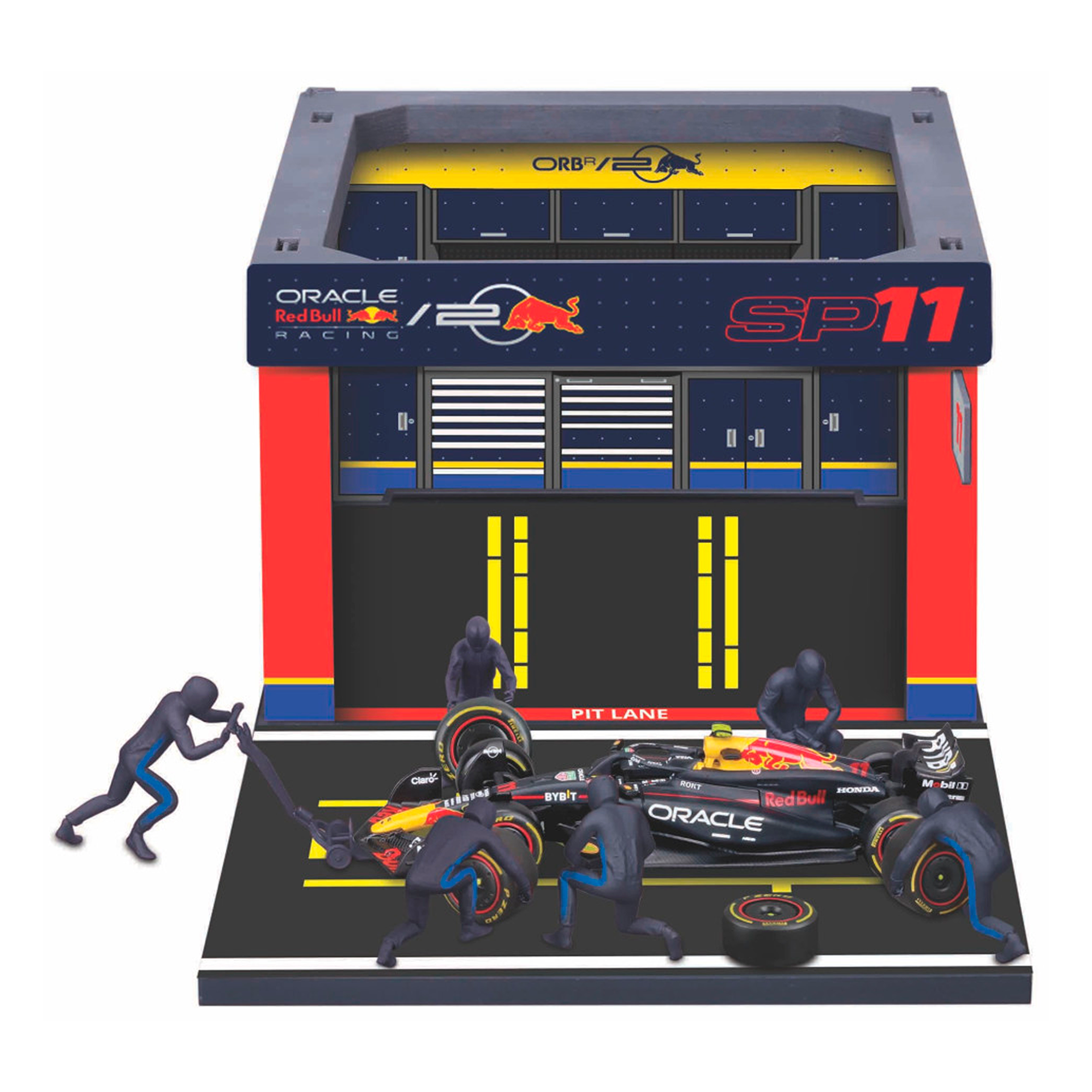 (2024) F1 Die-cast Red Bull RB20 Pit Pass #11 Sergio Pérez 1:43