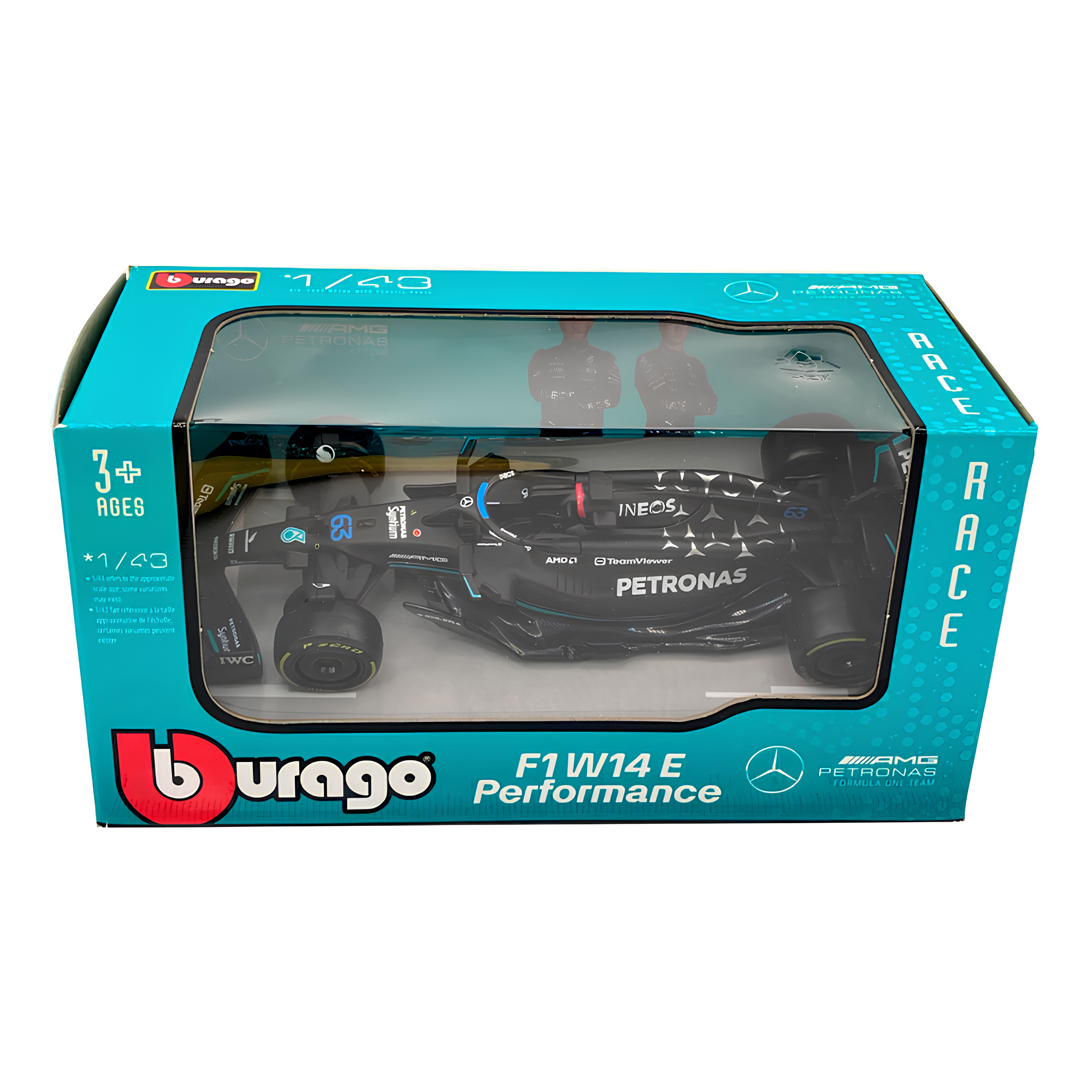 (2023) F1 Die-cast Mercedes-AMG W14 #63 George Russell 1:43