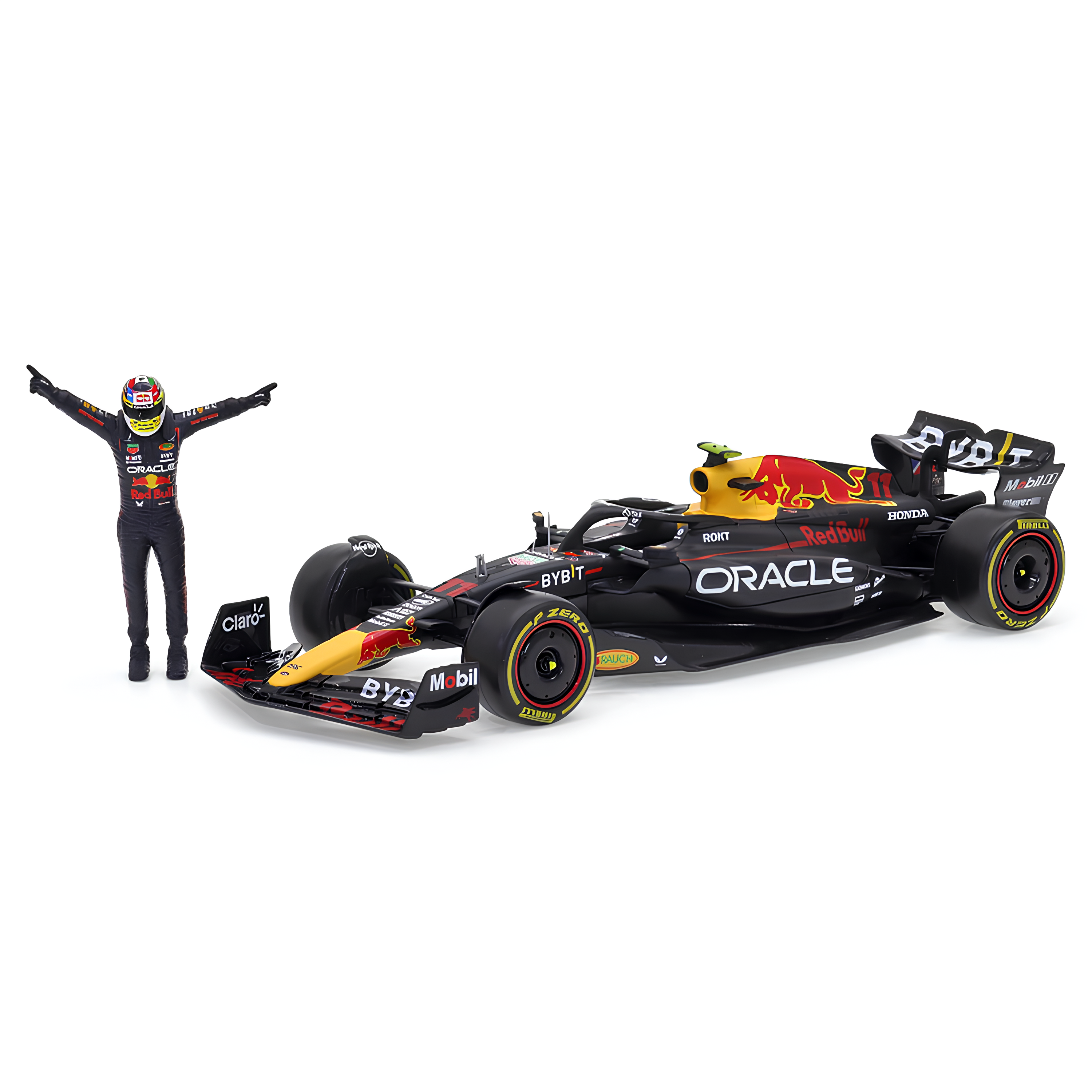 (2023) F1 Die-cast Red Bull Racing RB19 #11 Sergio Pérez 1:24 + Piloto