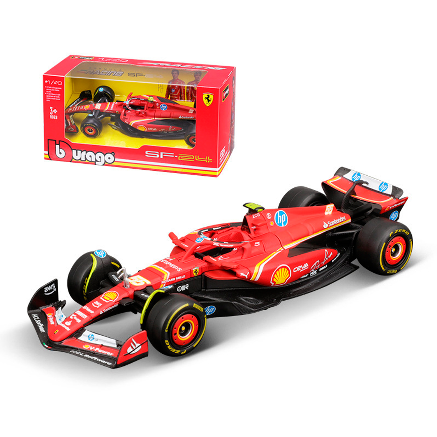 (2024) F1 Die-cast Scuderia Ferrari SF-24 1:43