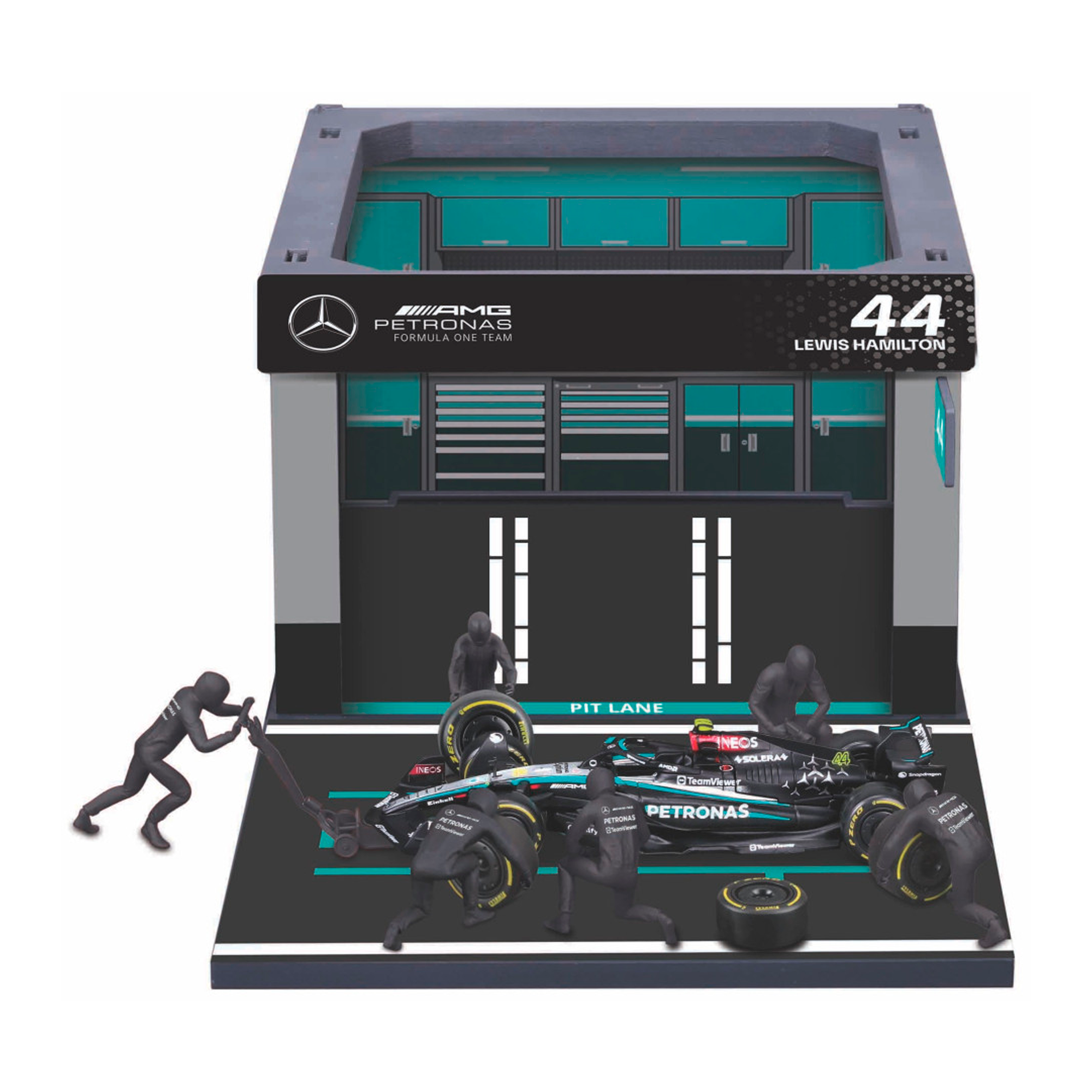 (2024) F1 Die-cast Boxes Pit Pass Escala 1:43