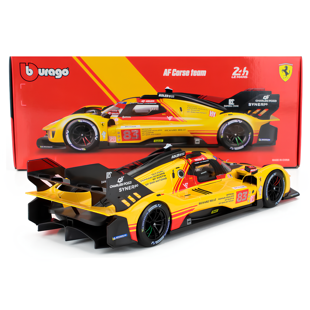 (2024) 24h Le Mans Die-cast Ferrari AF Corse #83 499P 1:18