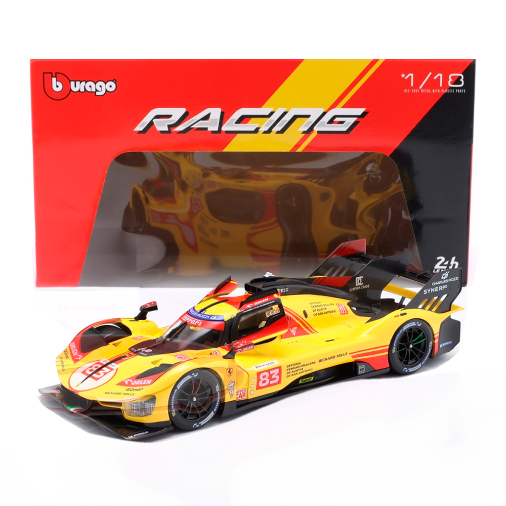 (2024) 24h Le Mans Die-cast Ferrari AF Corse #83 499P 1:18