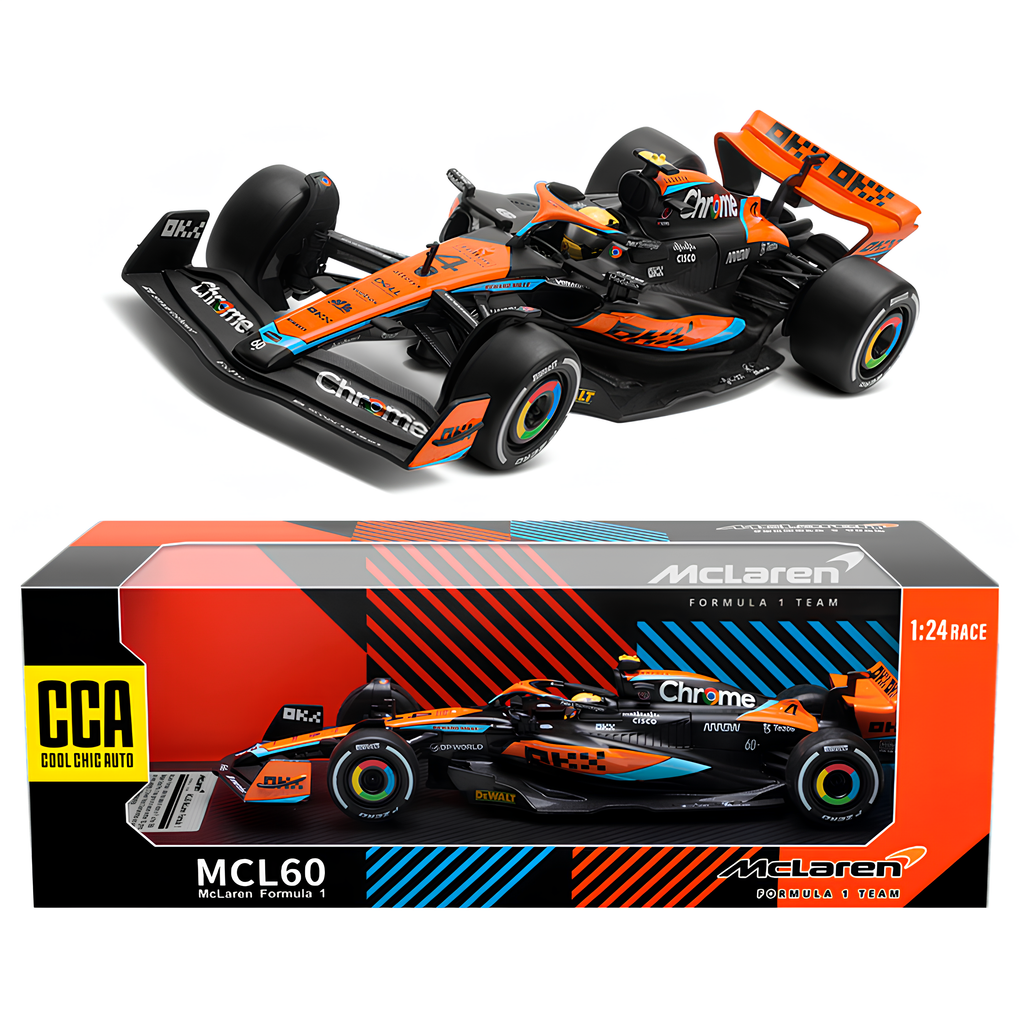 LANÇAMENTO Die-cast Fórmula 1 McLaren MCL60 1:24