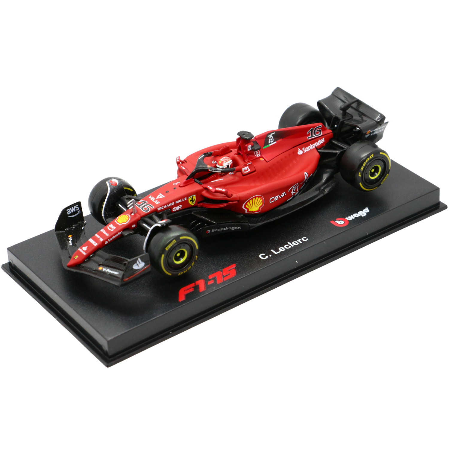 (2022) F1 Ferrari F1-75 #16 Charles Leclerc 1:43