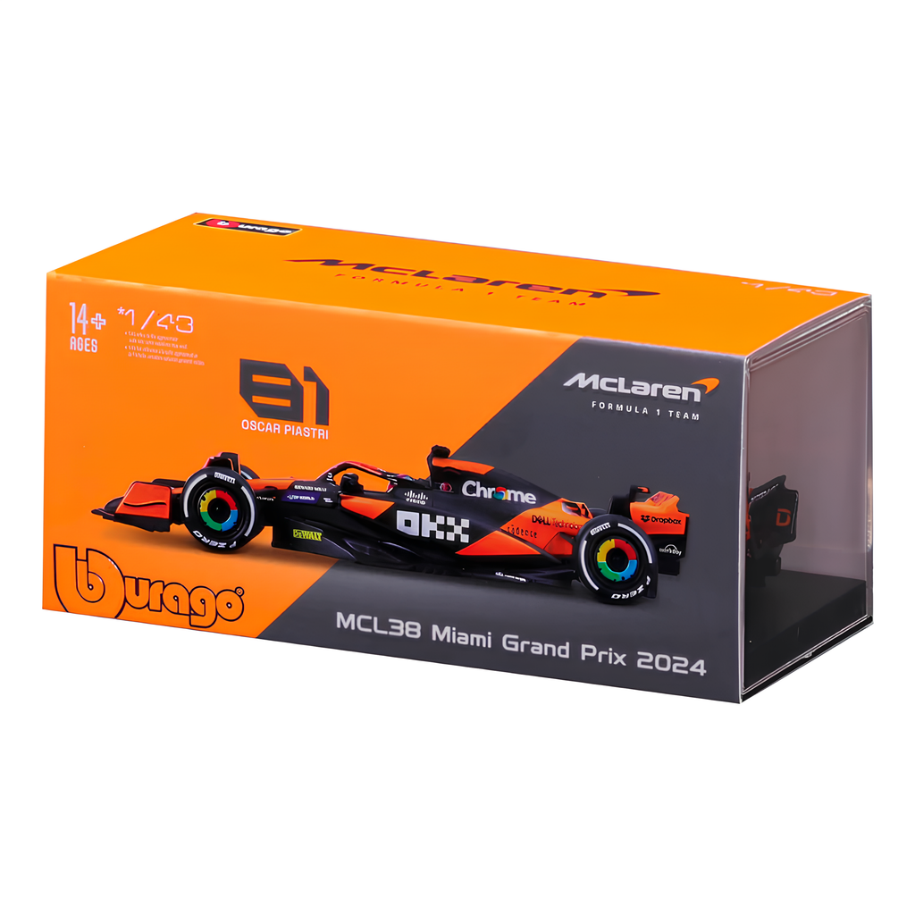 (2024) F1 Die-cast McLaren MCL38 #81 Oscar Piastri 1:43