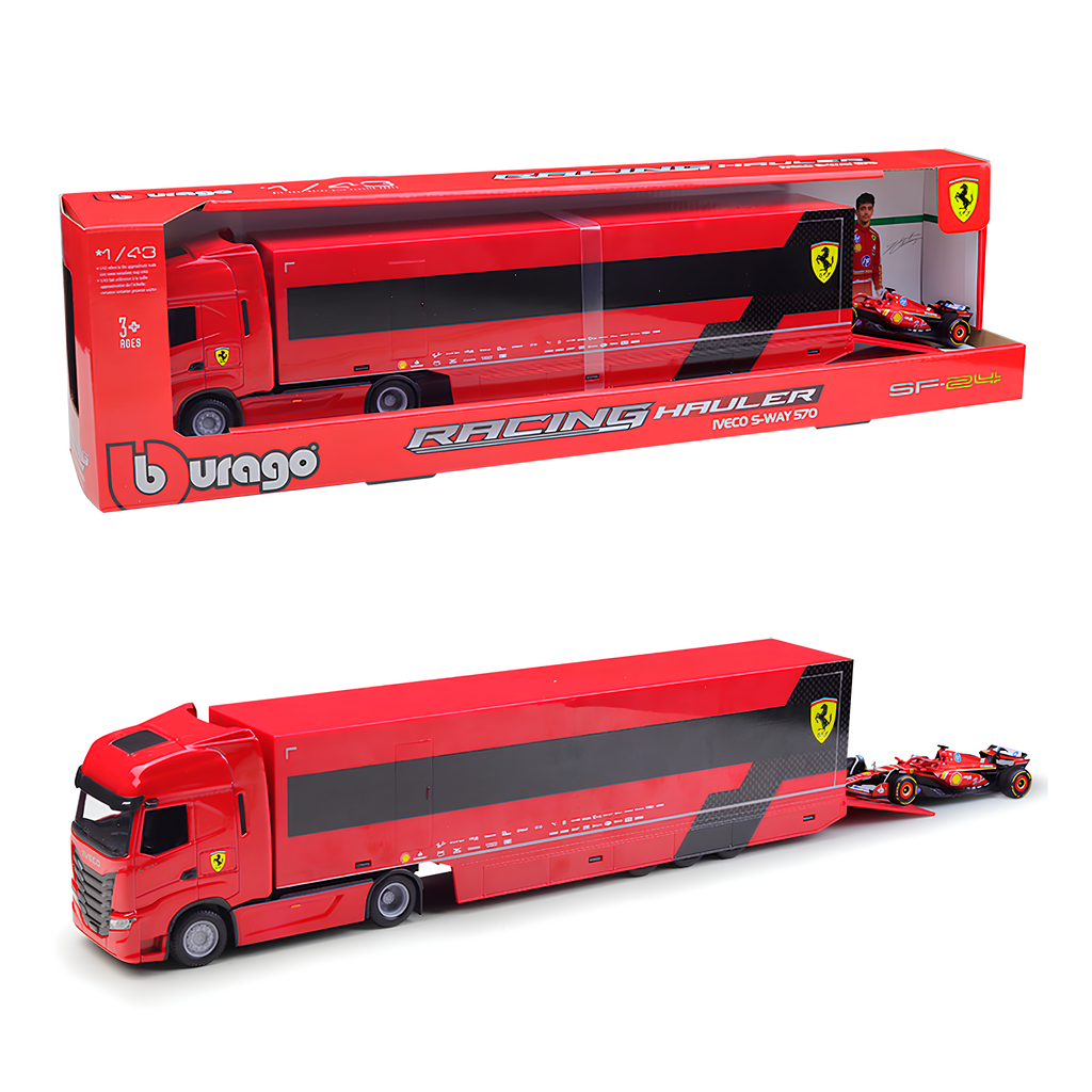 (2024) F1 Die-cast Hauler + SF-24 #16 Charles Leclerc 1:43