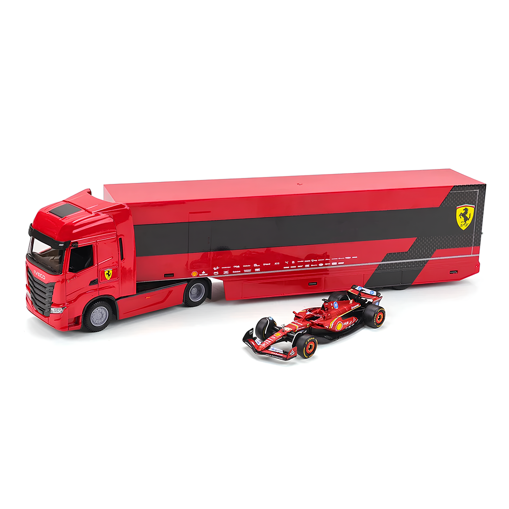 (2024) F1 Die-cast Hauler + SF-24 #16 Charles Leclerc 1:43