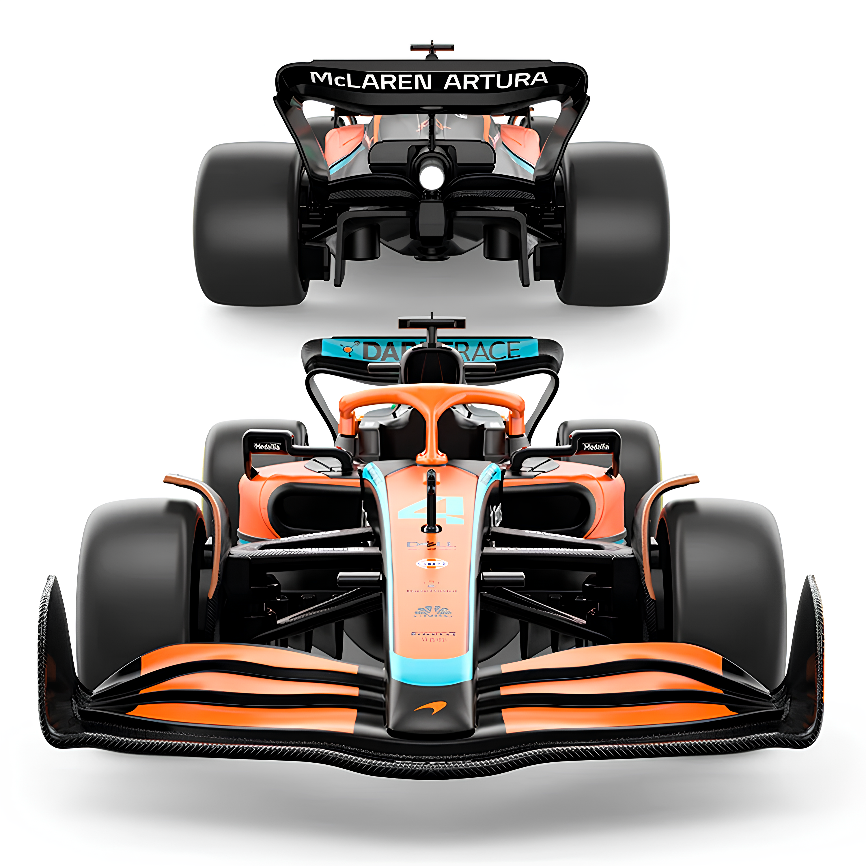 Miniatura Fórmula 1 McLaren MCL36 #4 Lando Norris 1:24