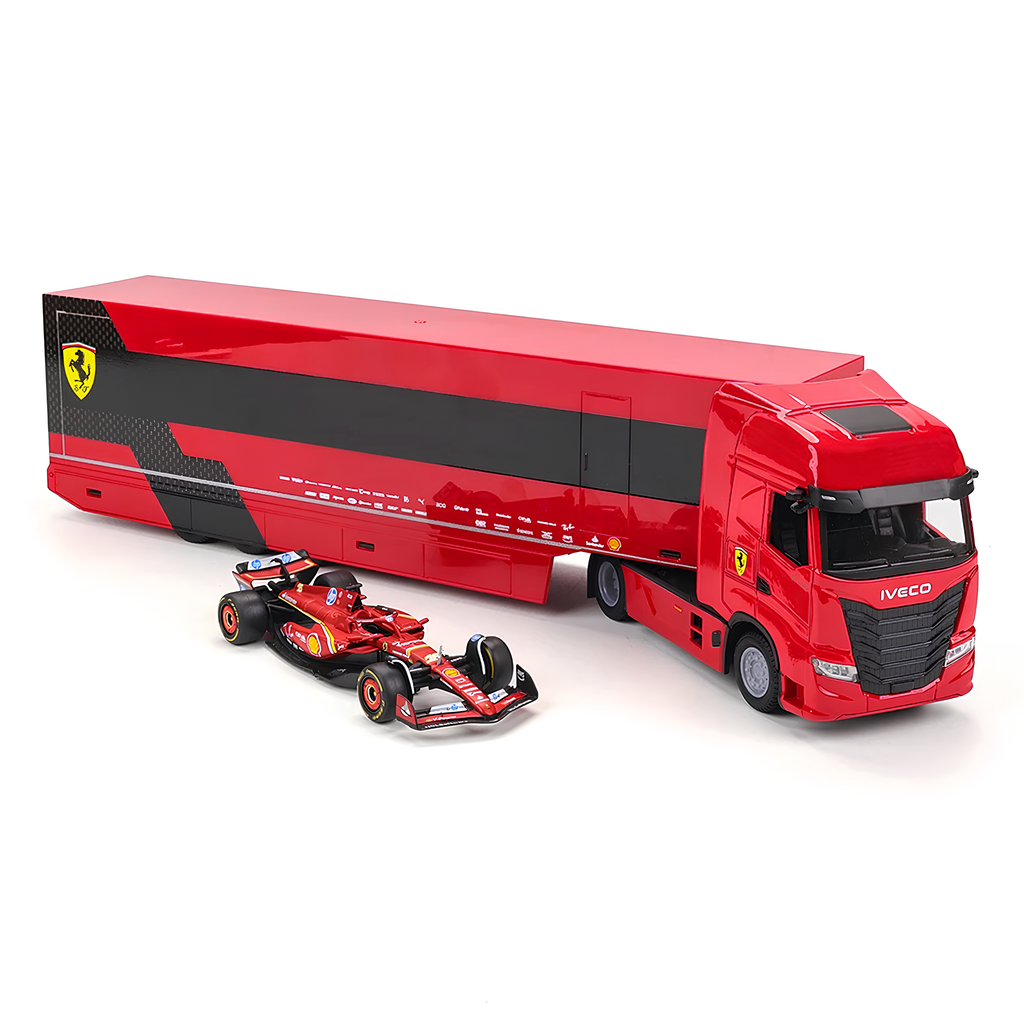(2024) F1 Die-cast Hauler + SF-24 #16 Charles Leclerc 1:43