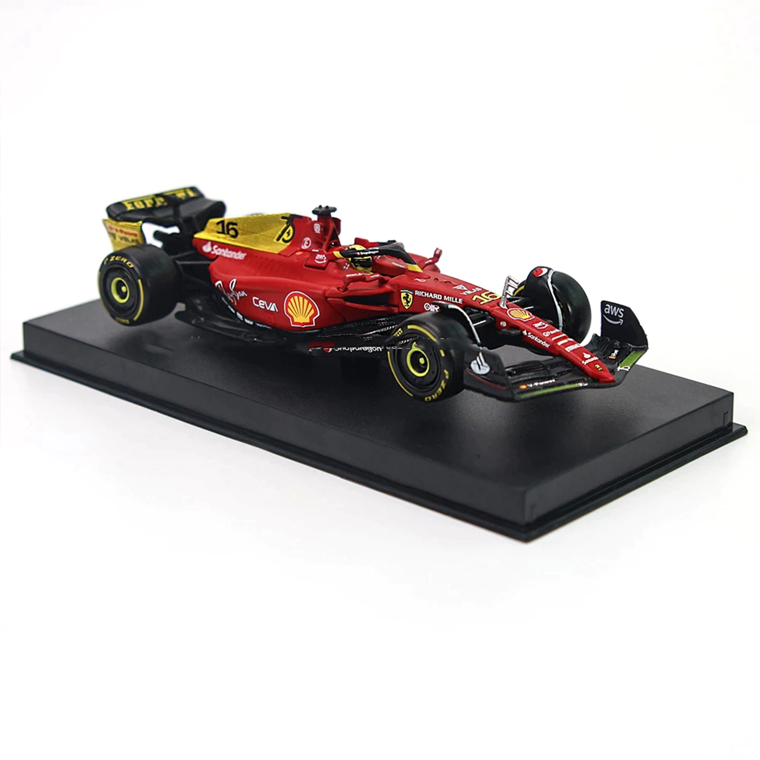 (2022) F1 Miniatura Ferrari F1-75 Edição Comemorativa GP Monza #55 Carlos Sainz
