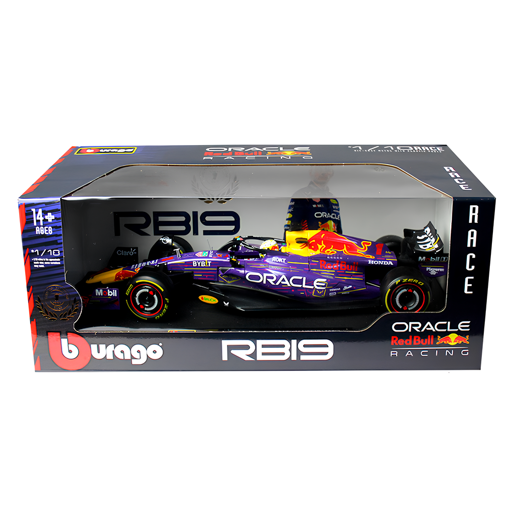 Die-cast Fórmula 1 Red Bull RB19 GP Las Vegas 1:18