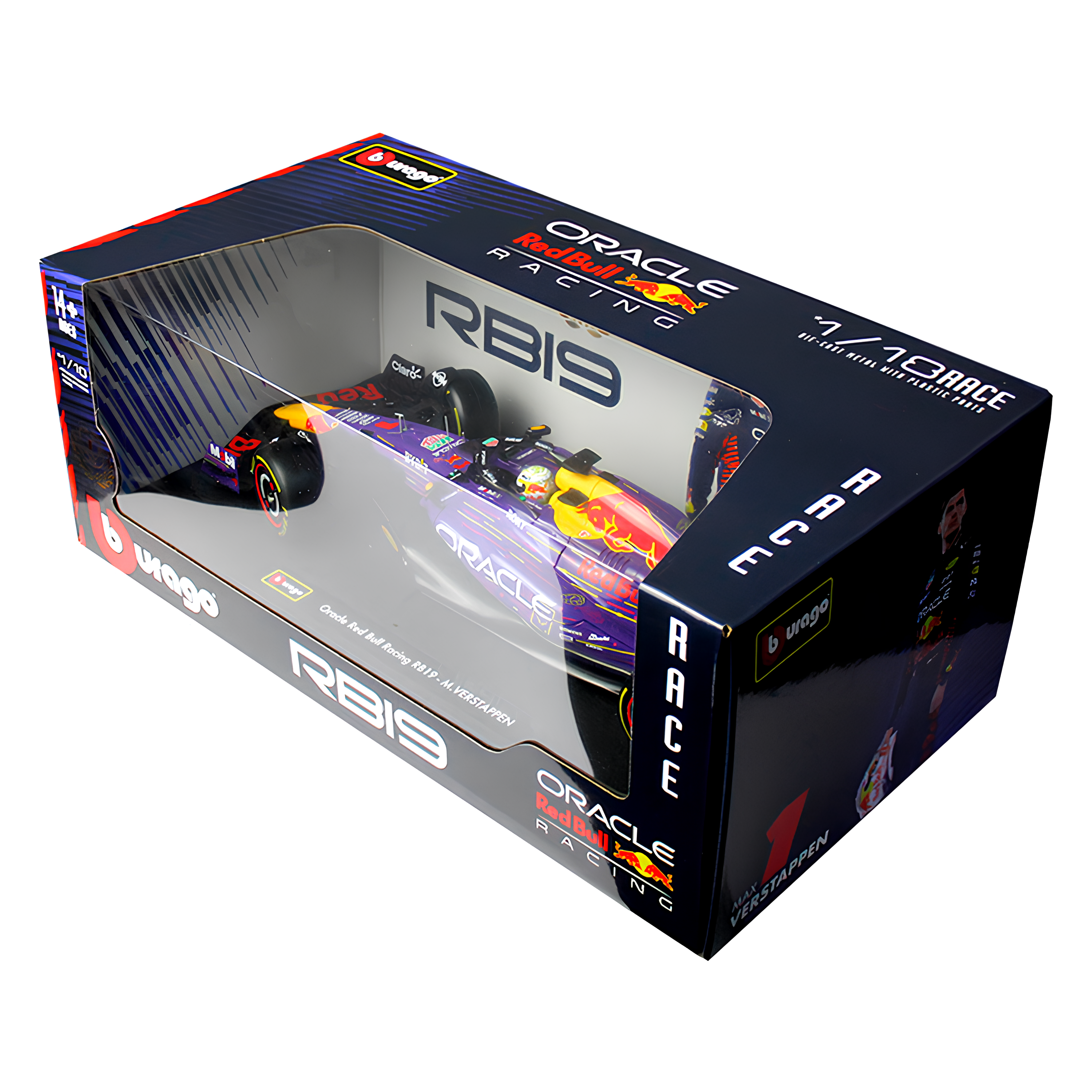 Die-cast Fórmula 1 Red Bull RB19 GP Las Vegas 1:18