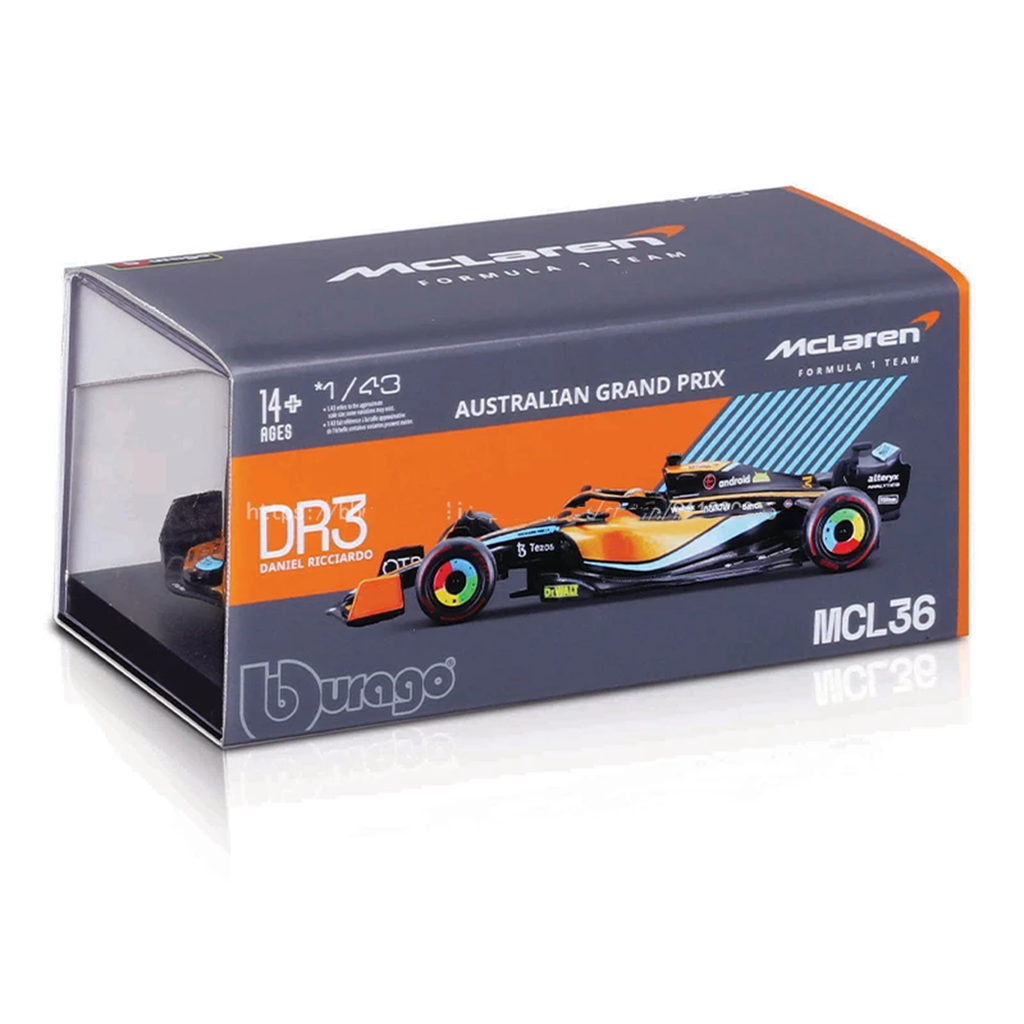 (2022) F1 Miniatura McLaren ML36 #3 Daniel Ricciardo