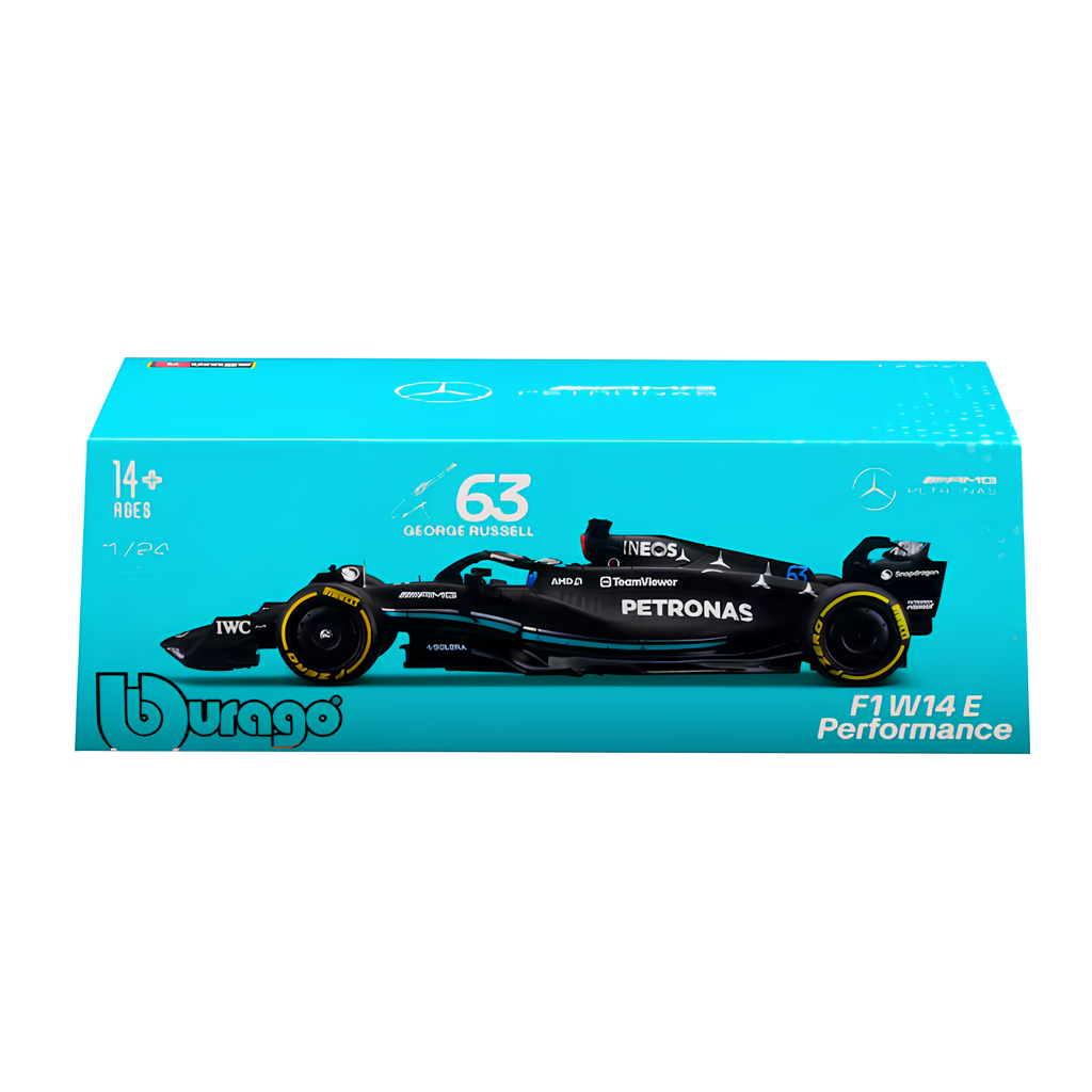 (2023) F1 Die-cast Mercedes-AMG W14 #63 George Russell 1:43