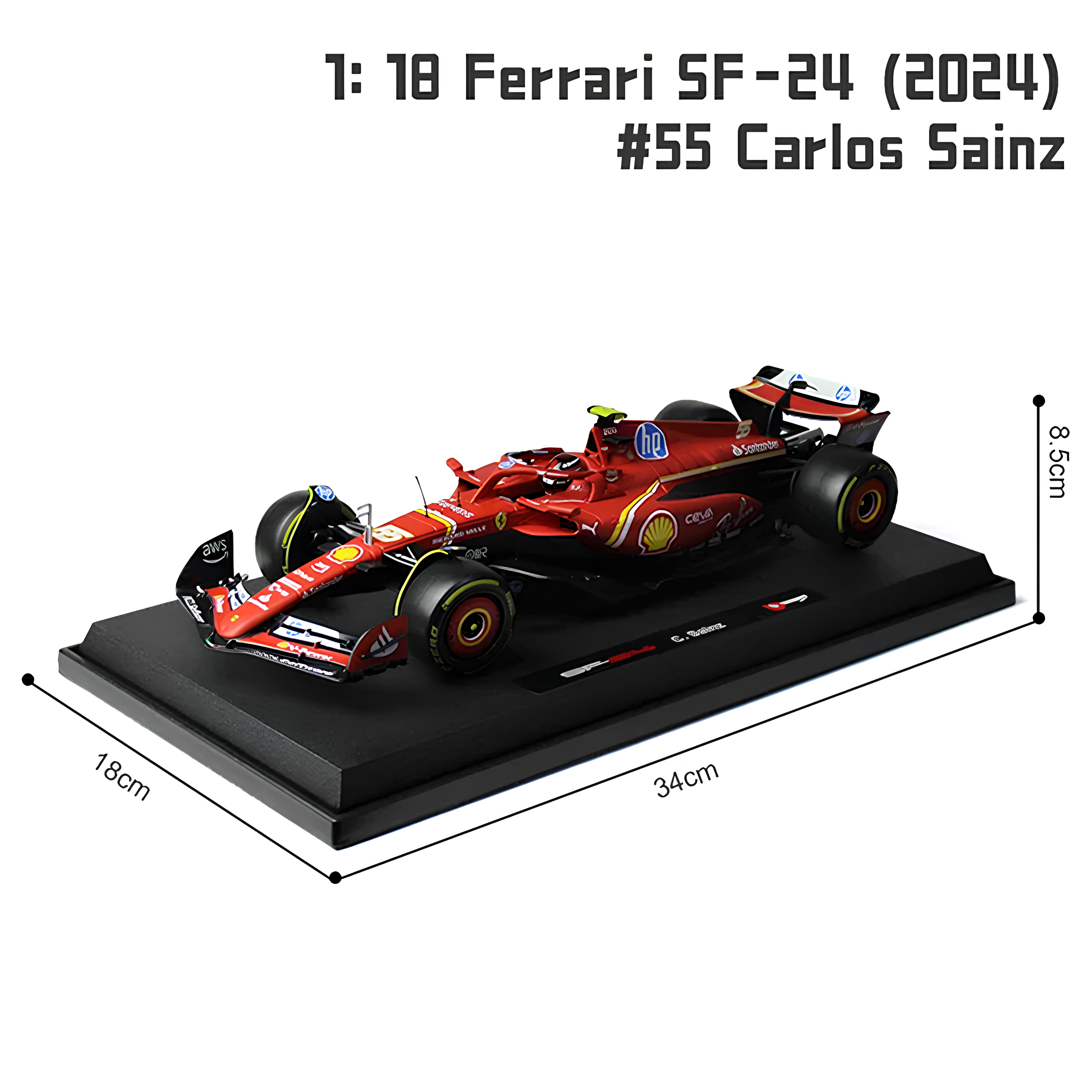 (2024) Die-cast Fórmula 1 Ferrari SF-24 1:18