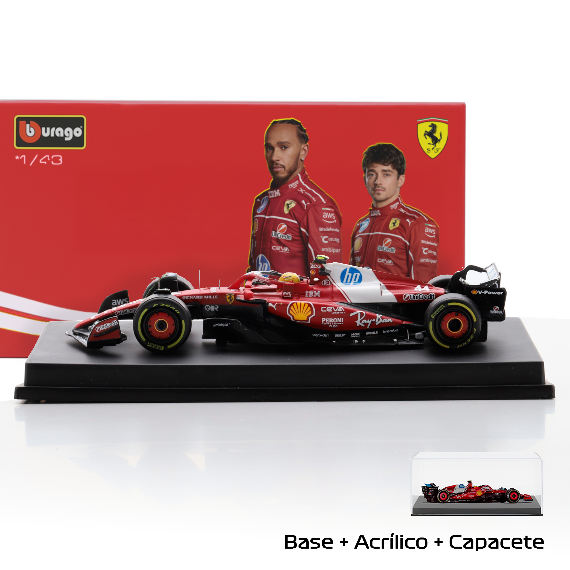 (2025) F1 Miniatura Scuderia Ferrrari SF-25 1:43