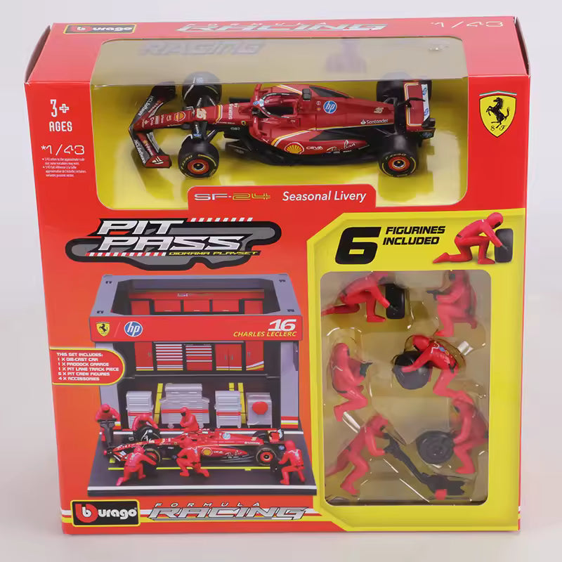 (2024) F1 Die-cast Boxes Pit Pass Escala 1:43