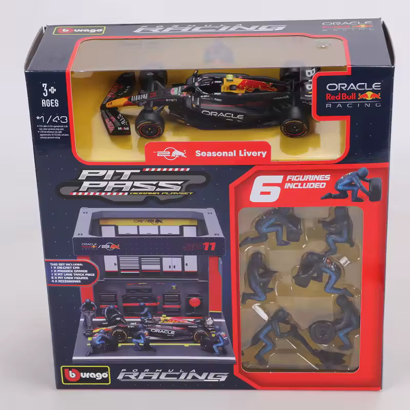 (2024) F1 Die-cast Boxes Pit Pass Escala 1:43