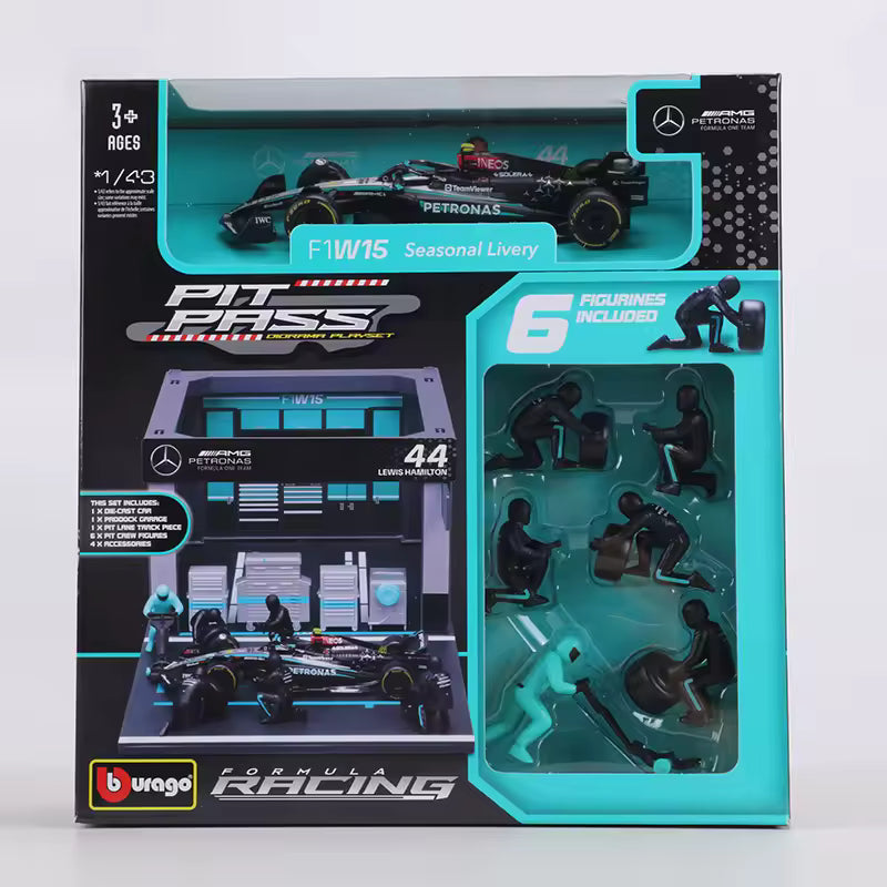 (2024) F1 Die-cast Boxes Pit Pass Escala 1:43