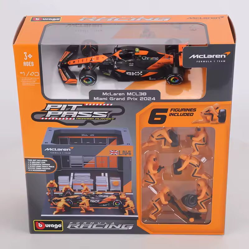 (2024) F1 Die-cast Boxes Pit Pass Escala 1:43