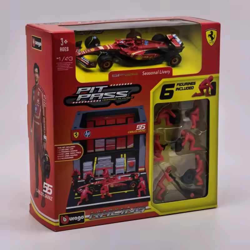 (2024) F1 Die-cast Boxes Pit Pass Escala 1:43