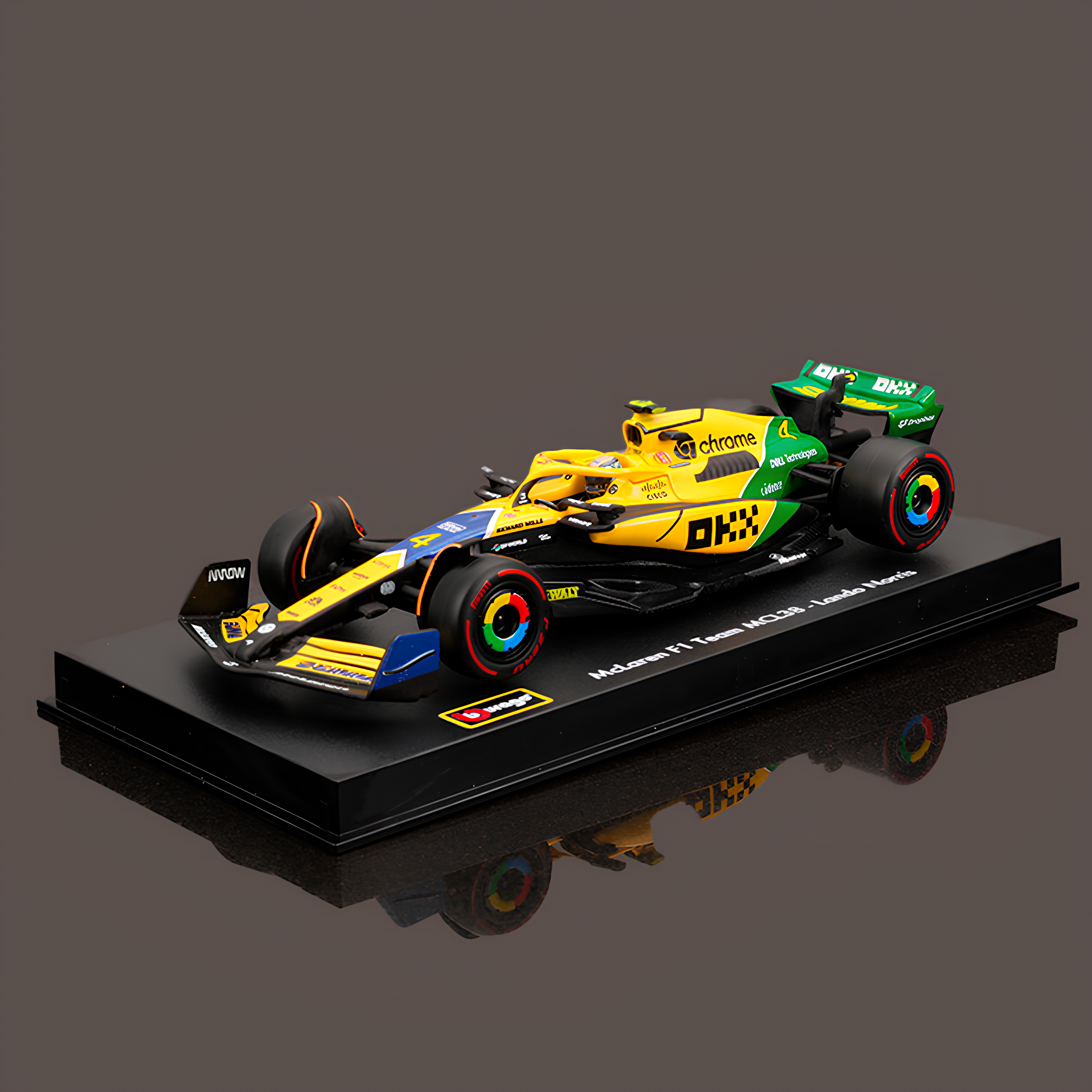 (2024) F1 Die-cast McLaren MCL38 Senna Mônaco #4 Lando Norris 1:43