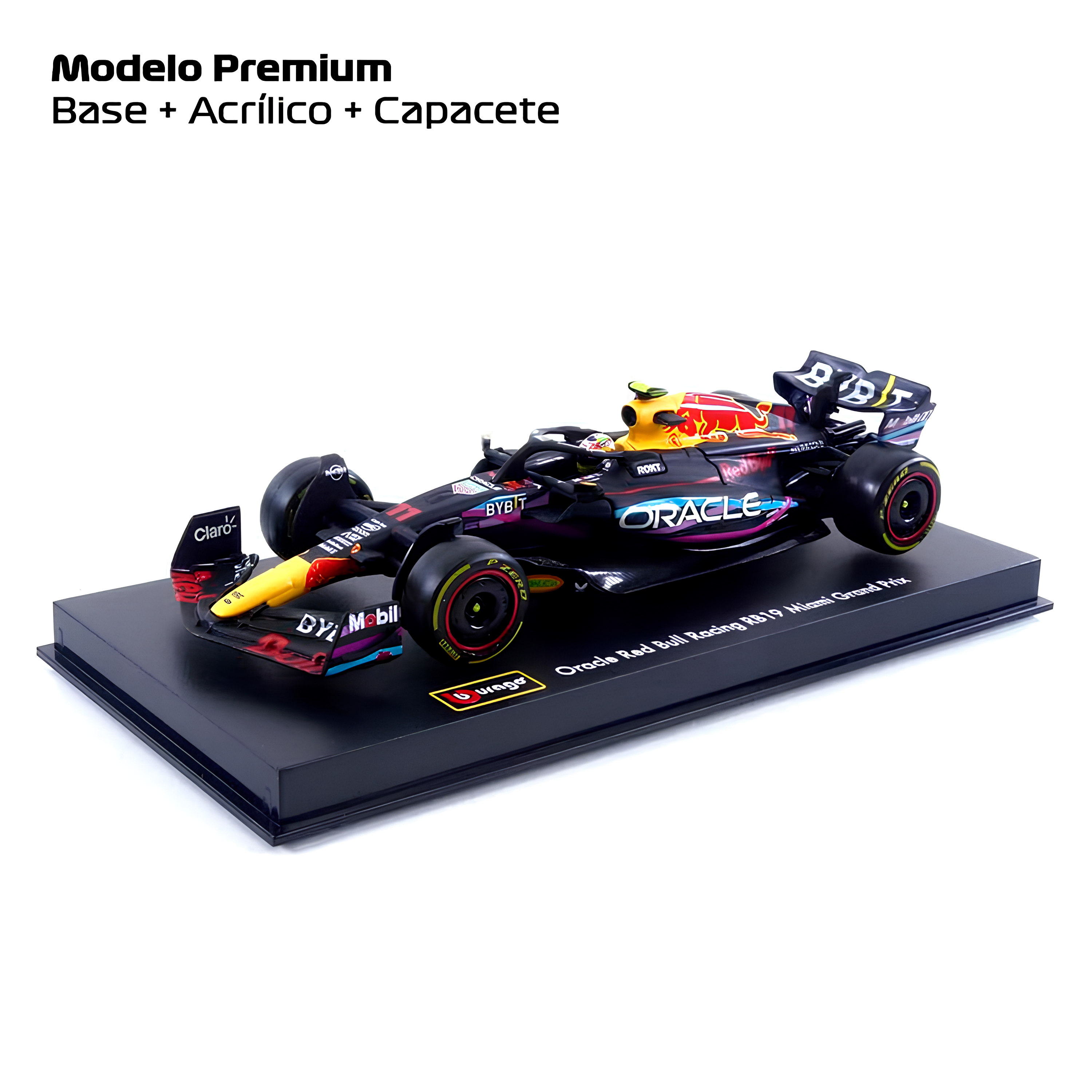 (2023) F1 Die-cast Red Bull Racing RB19 Miami GP #11 Sergio Pérez 1:43