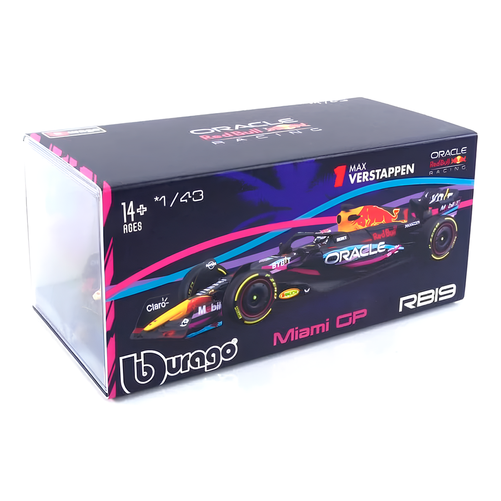 (2023) F1 Die-cast Red Bull Racing RB19 Miami GP #1 Max Verstappen 1:43
