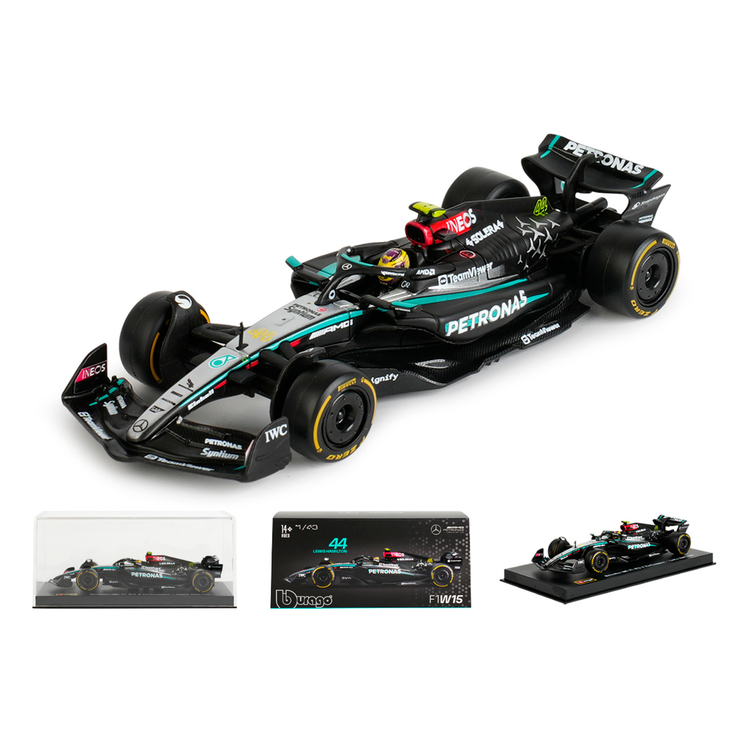 (2024) F1 Die-cast Mercedes W15 Performance 1:43